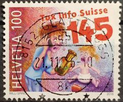 2016 50 Jahre Tox Info Suisse Top Stempel