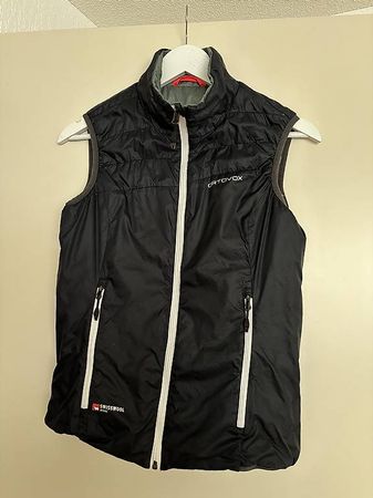 Ortovox Swisswool Weste Inside schwarz / grün