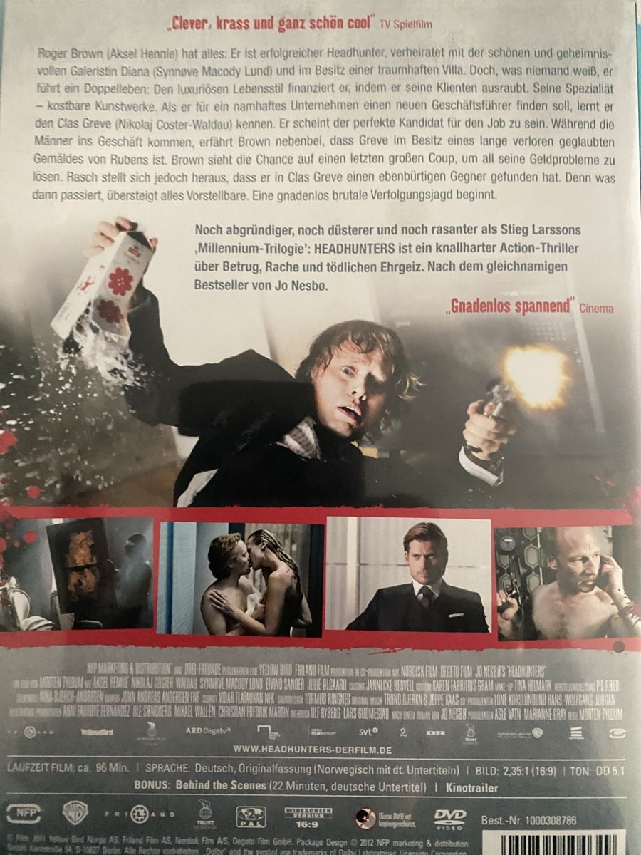 Tutti i DVDs: Headhunters – Usato da Thayngen venduto da doncorvetto 1