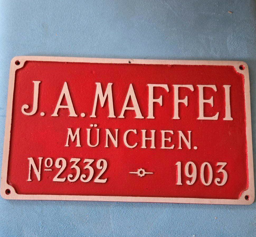 Insegne: Lok-Schild J.A. Maffei 1903 – Usato da Zürich venduto da Schmani_hu