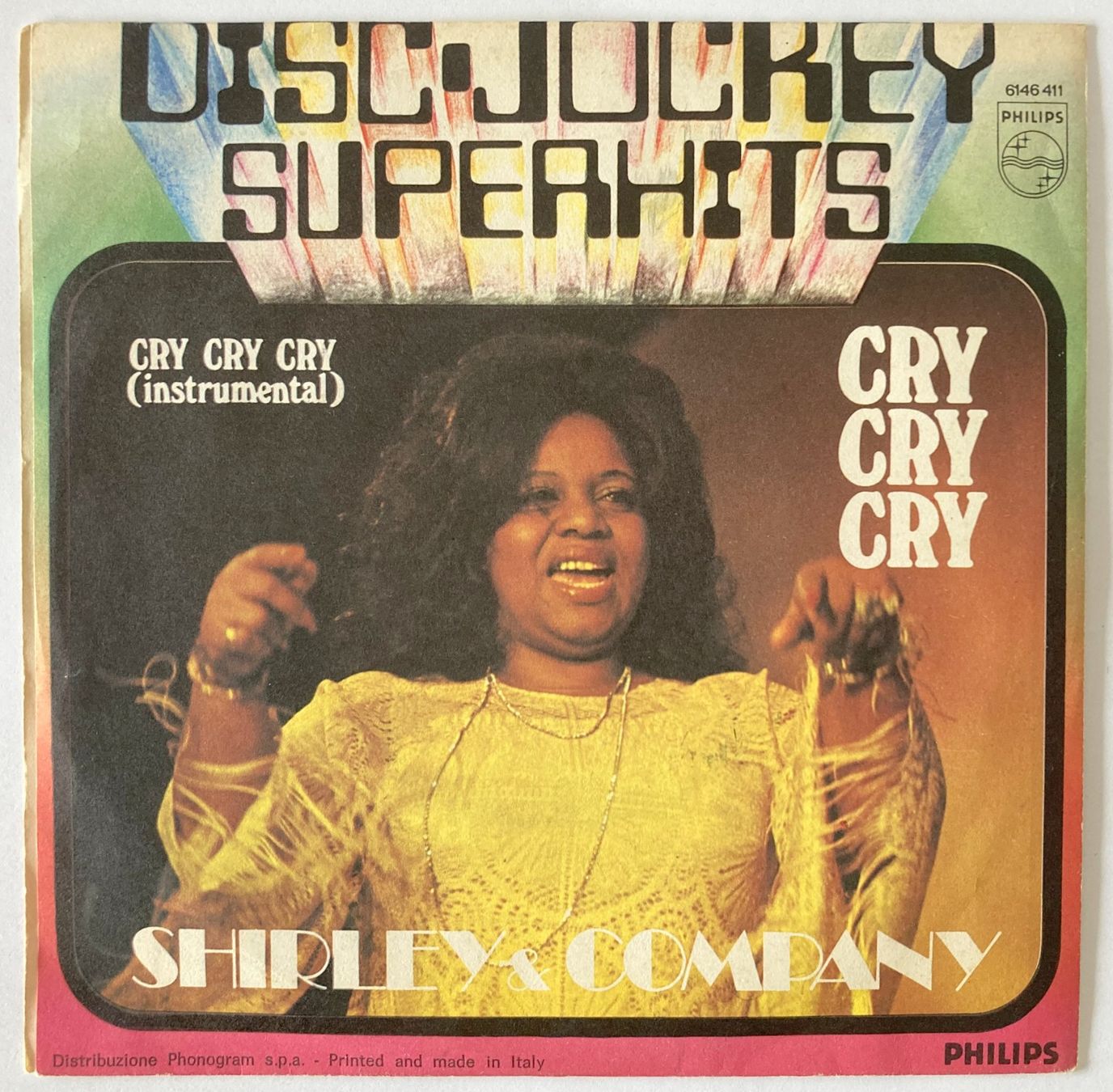 Dischi in vinile: SHIRLEY & COMPANY - CRY CRY CRY – Usato da Bottens venduto da hotter-than-hell 1