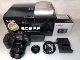 Canon EOS RP mit  EF- EOS R Adapter und 50mm Objektiv