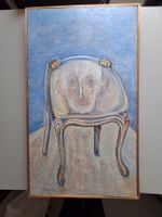 Ella Lanz Bild (Originalarbeit auf Holz) 95 x 56,5 cm