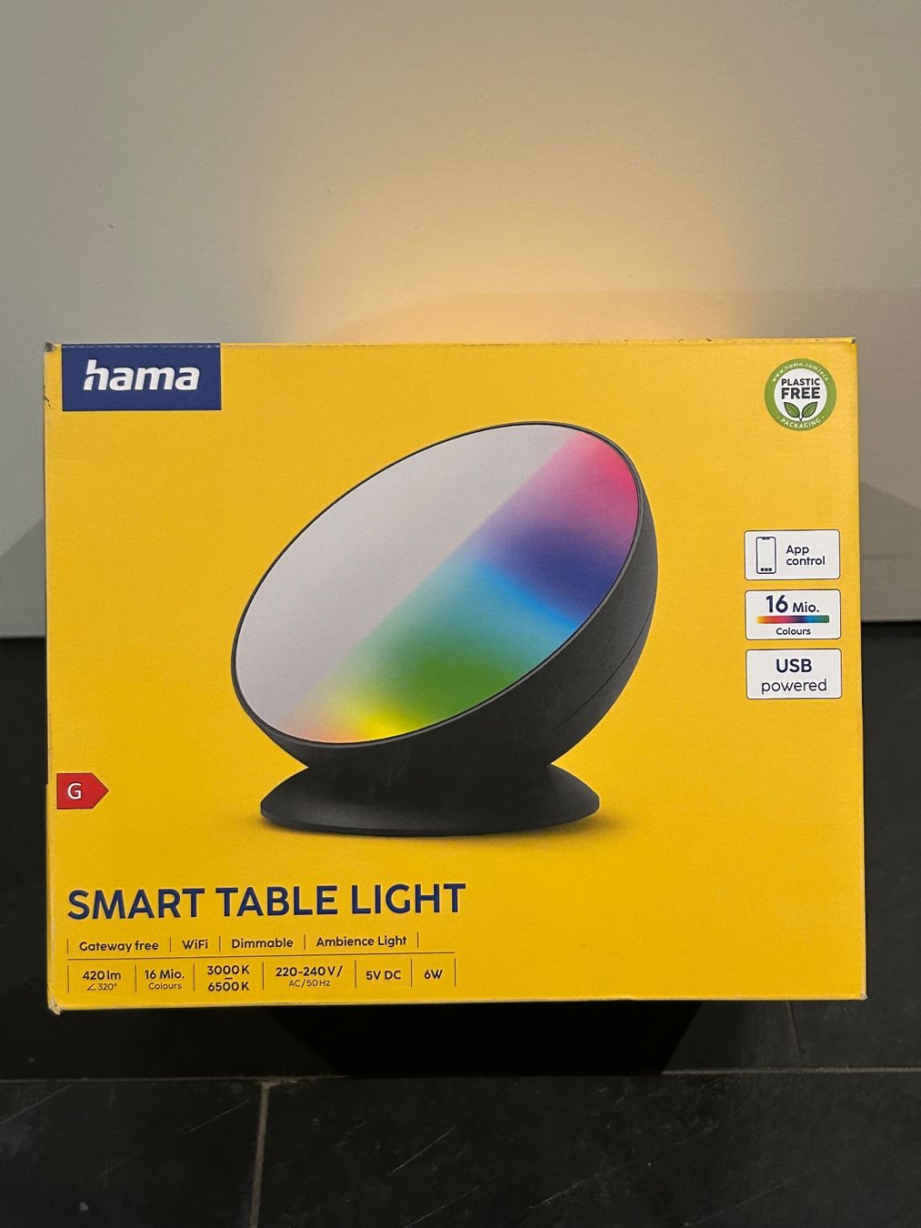 Hama Lampade: Hama Smarte LED-Tischleuchte – Usato da Goldach venduto da lad_7rhv 1