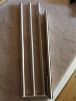 Handtuchhalter ausziehbar Aluminium Metall Silber