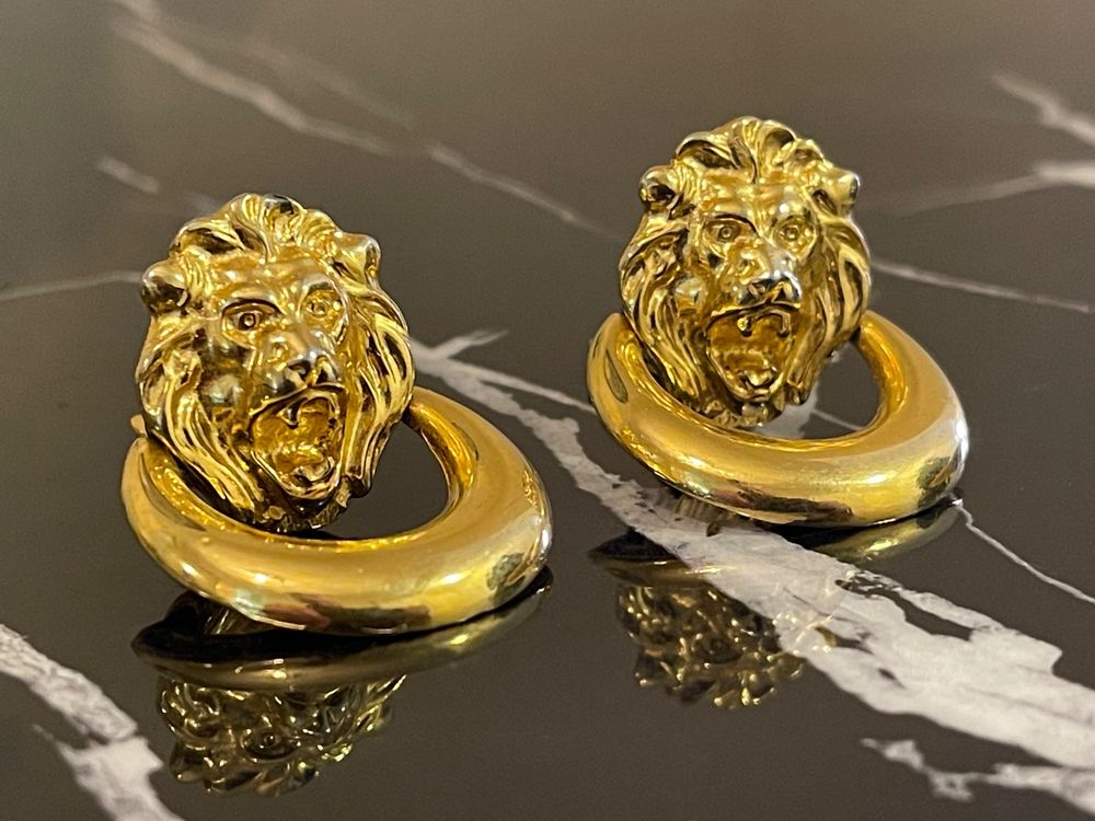 Boucle d’oreille vintage or 585/14 carats, poinçonnées ! (D'occasion) à