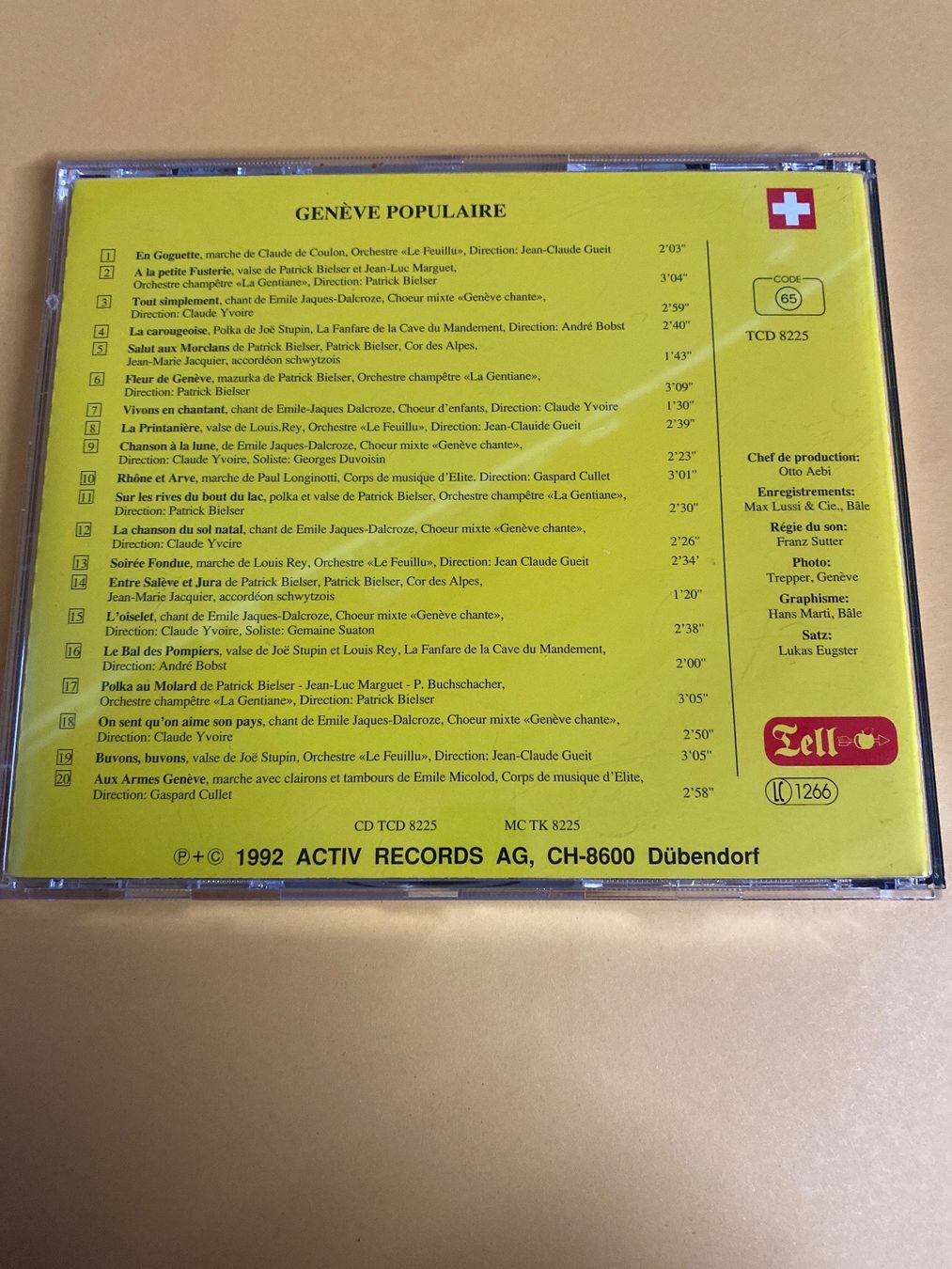 CD: GENEVE POPULAIRE - CD – Usato da Le Brassus venduto da cinema13 1