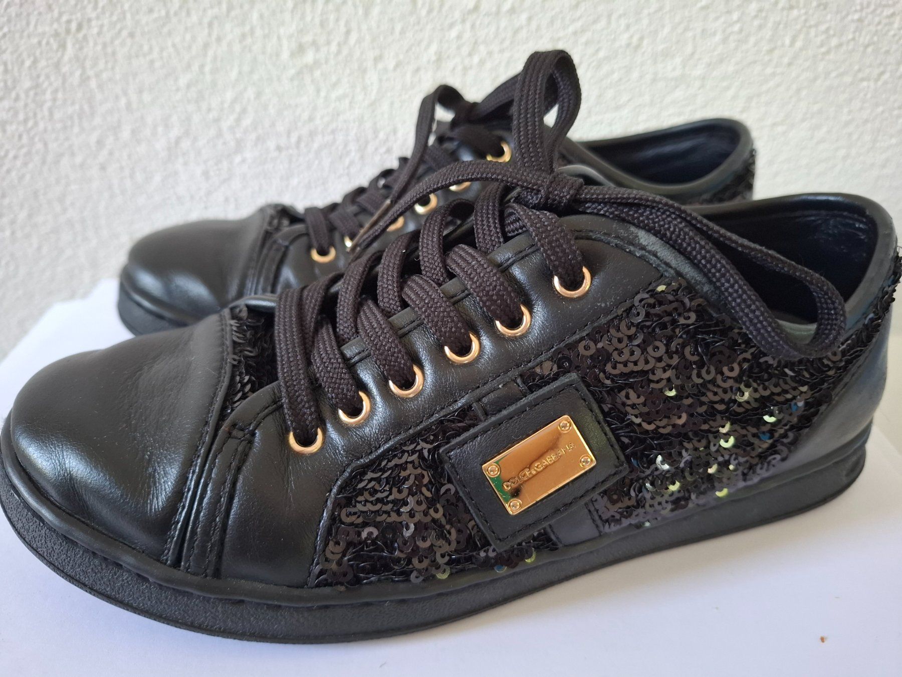 Dolce & Gabbana Scarpe per ragazze: Dolce & Gabbana, Sneaker, schwarz, Gr. 35 – Usato da Dornach venduto da shoe-lina 1