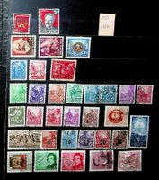 ALLEMAGNE RDA TIMBRES OBLITÉRÉS 1951-1956.  /T744