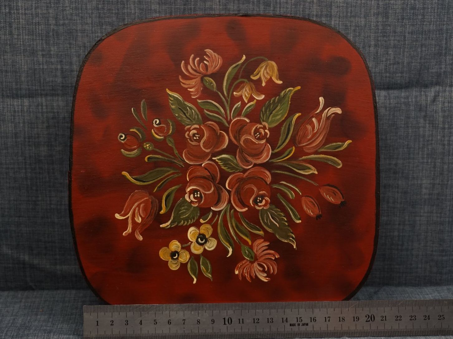 Schmuckkästen: Holzschatulle rot mit Blumenmalerei – Neu (gemäss Beschreibung) aus Diessbach b. Büren von Crocharry 3