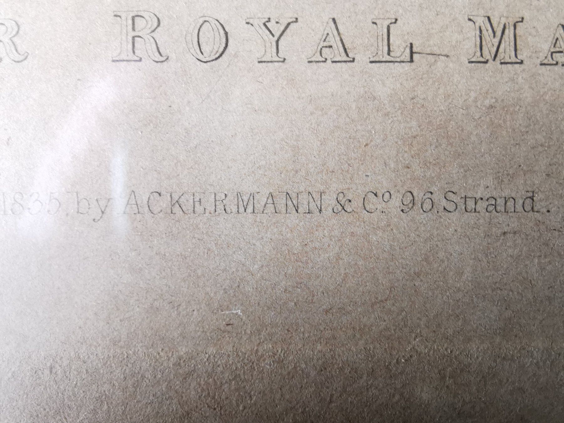 Cornici: Antikes Bild "Quick Silver Royal Mail", London 1835 – Usato da Dübendorf venduto da aschiduebendorf 2