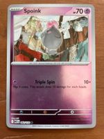 Pokemon Spoink Reverse (Versand gratis)