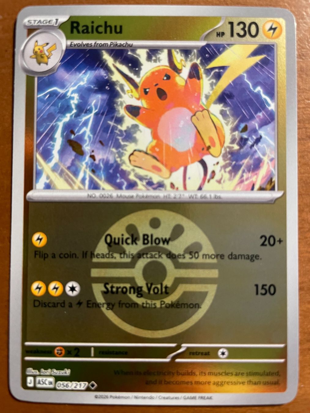 Pokémon Sammelbilder & Trading cards: Pokemon Raichu Reverse (Versand gratis) – Neu (gemäss Beschreibung) aus Chur von Angerson