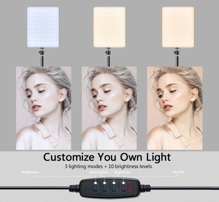 Lampade: LED Dimmbarer Beleuchtung Panel mit Stativ – Nuovo e nell'imballaggio originale da Geneve venduto da Titi2008 4