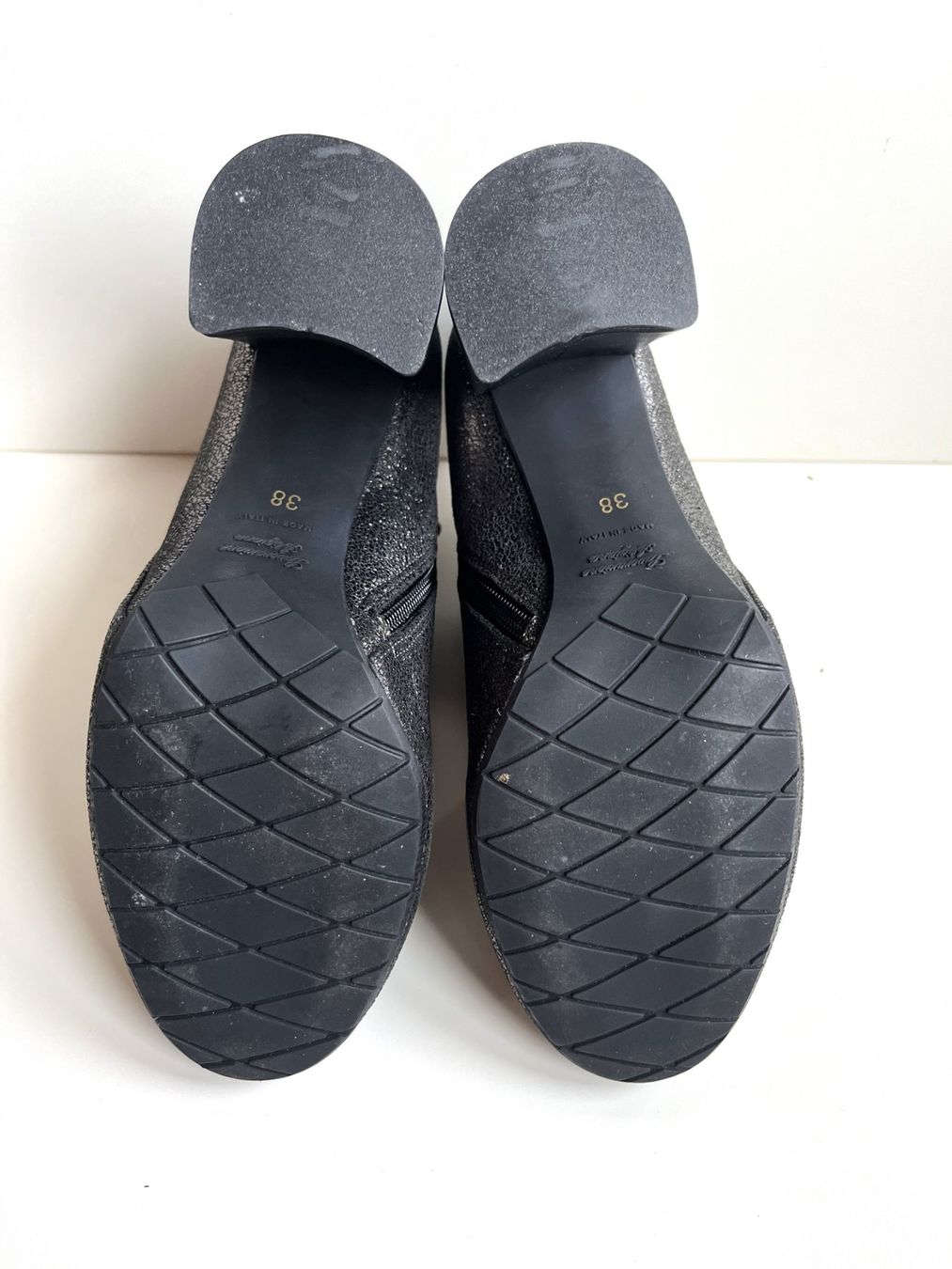 Damenschuhe: Bottines en cuir argenté Silvana T.38 – Neu (gemäss Beschreibung) aus St. Ursen von kat_g8z5 5