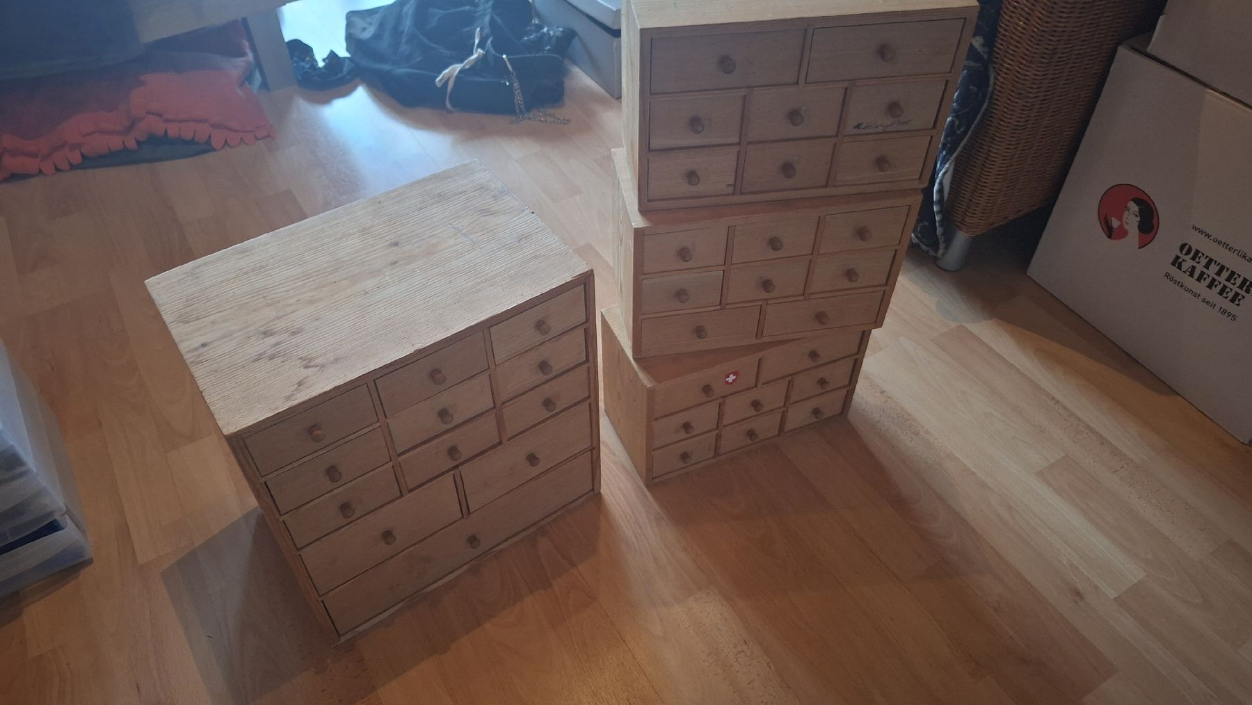 Ablagesysteme: Sortierkasten aus Holz – Gebraucht aus Kriegstetten von vsp_9gwr
