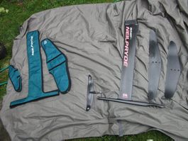 Windsurf Foil NeilPryde RS Flight F4 Carbon mit 2 Flügeln