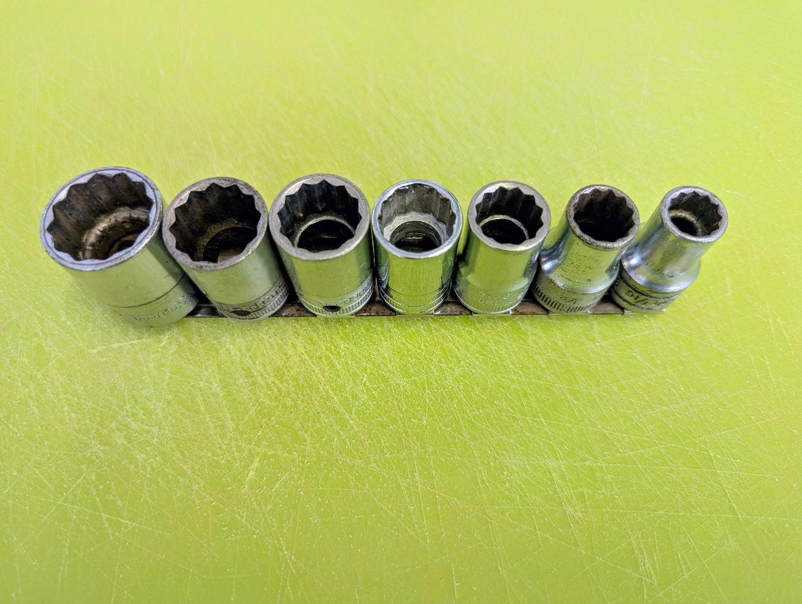 Snap-on Alle Werkzeuge: Snap-On Nusssatz, 7-teilig, 1/2" Antrieb – Gebraucht aus Guntershausen von Ricoola 1
