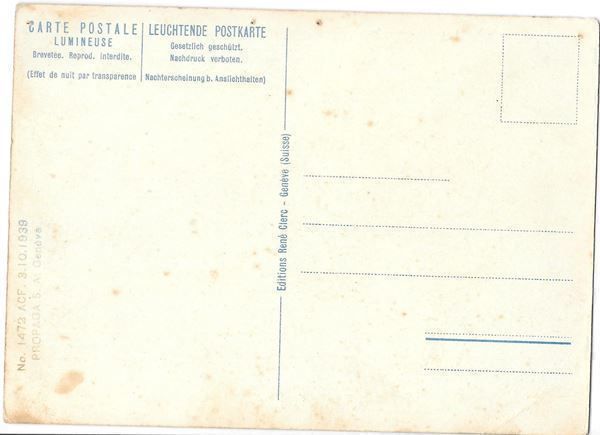 Cartoline postali: Zermatt Leuchtende Karte – Usato da Olten venduto da clotaldi 1