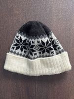 Warme Winter Mütze mit Schneeflockenmuster