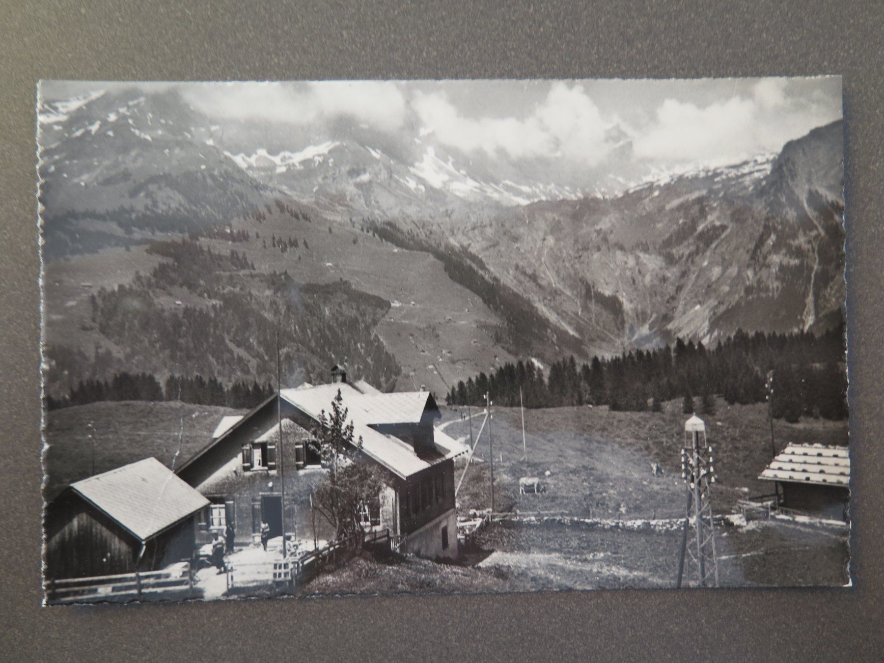 Ansichtskarten: ENGELBERG - GERSCHNIALP - "CAFÉ RITZ" – Gebraucht aus Wittenbach von lipasal
