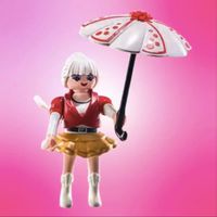 PLAYMOBIL FI?URES 70940 SERIE 24 girls COSPLAY FAN WITH PARA