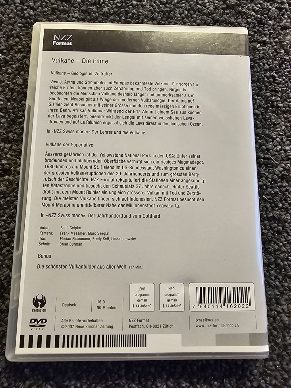 Alle DVDs: NZZ Format Vulkane (21563) – Gebraucht aus Ruswil von jan_bxl5 1