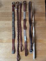 Lot de 5 ceintures en cuir