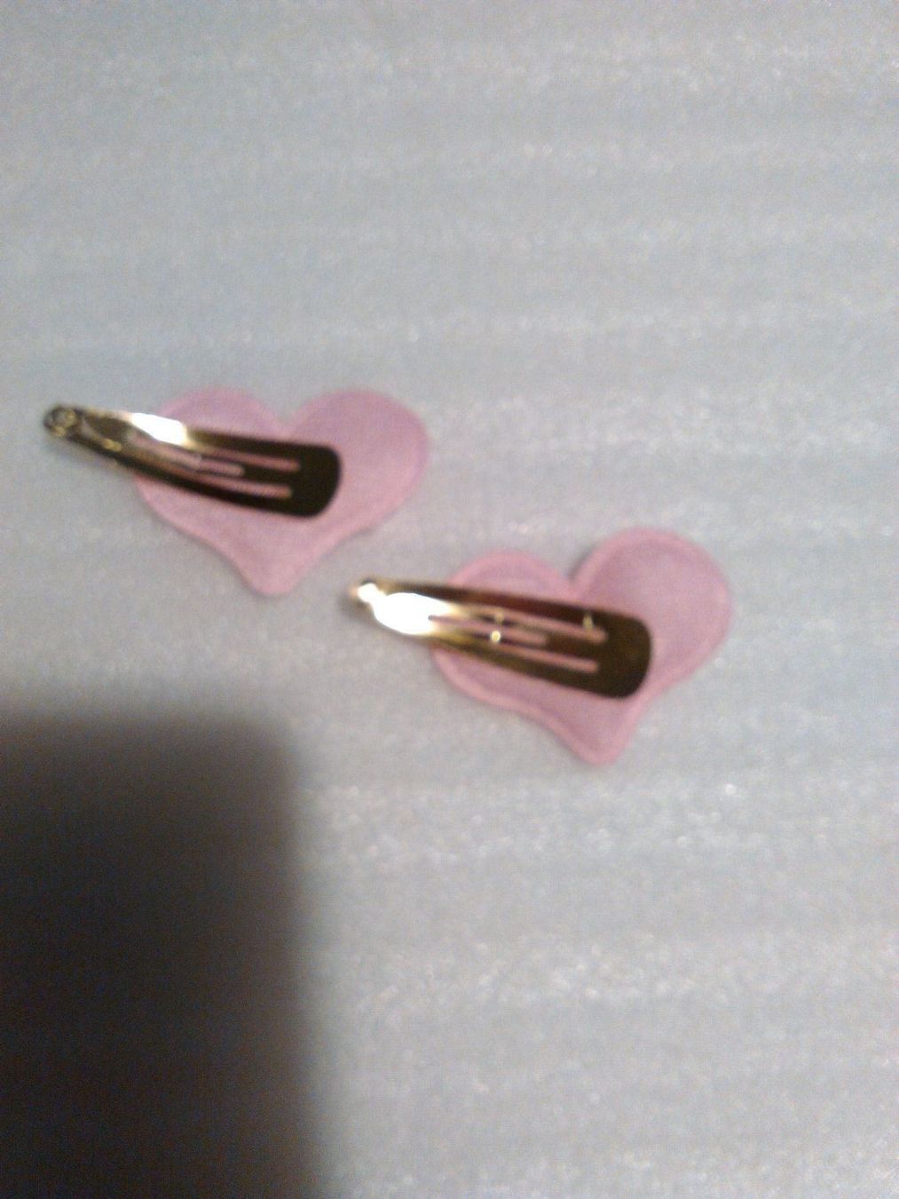 Accessori per capelli: HAARKLIPS;2 heartzen,roserot – Nuovo (secondo la descrizione) da Basel venduto da bijoutrie_4 3