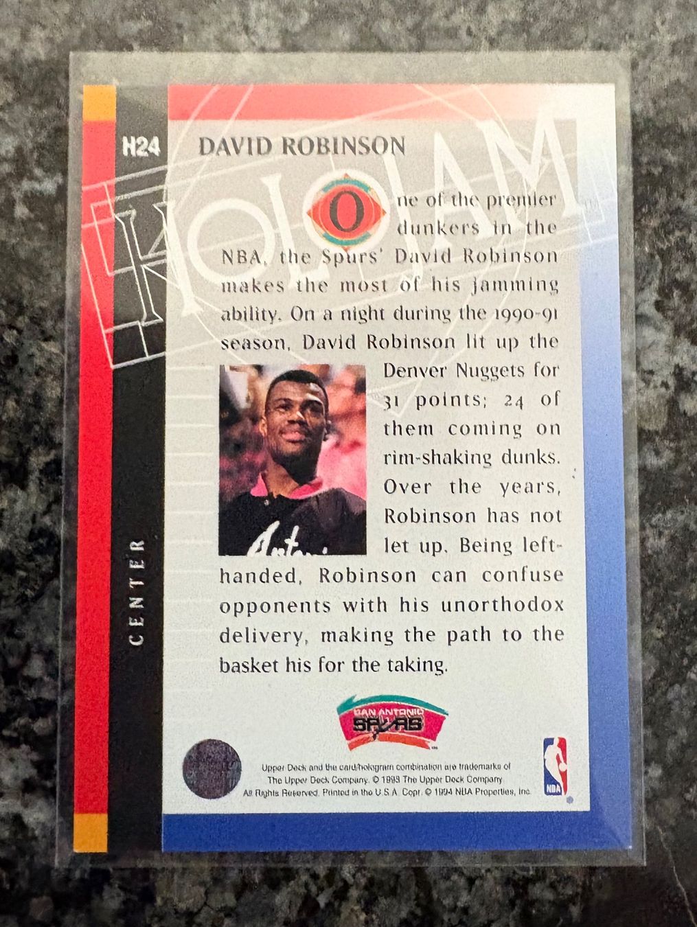 Nba Carte collezionabili: NBA David Robinson Holo Jam Card – Nuovo (secondo la descrizione) da Muttenz venduto da joba23 1