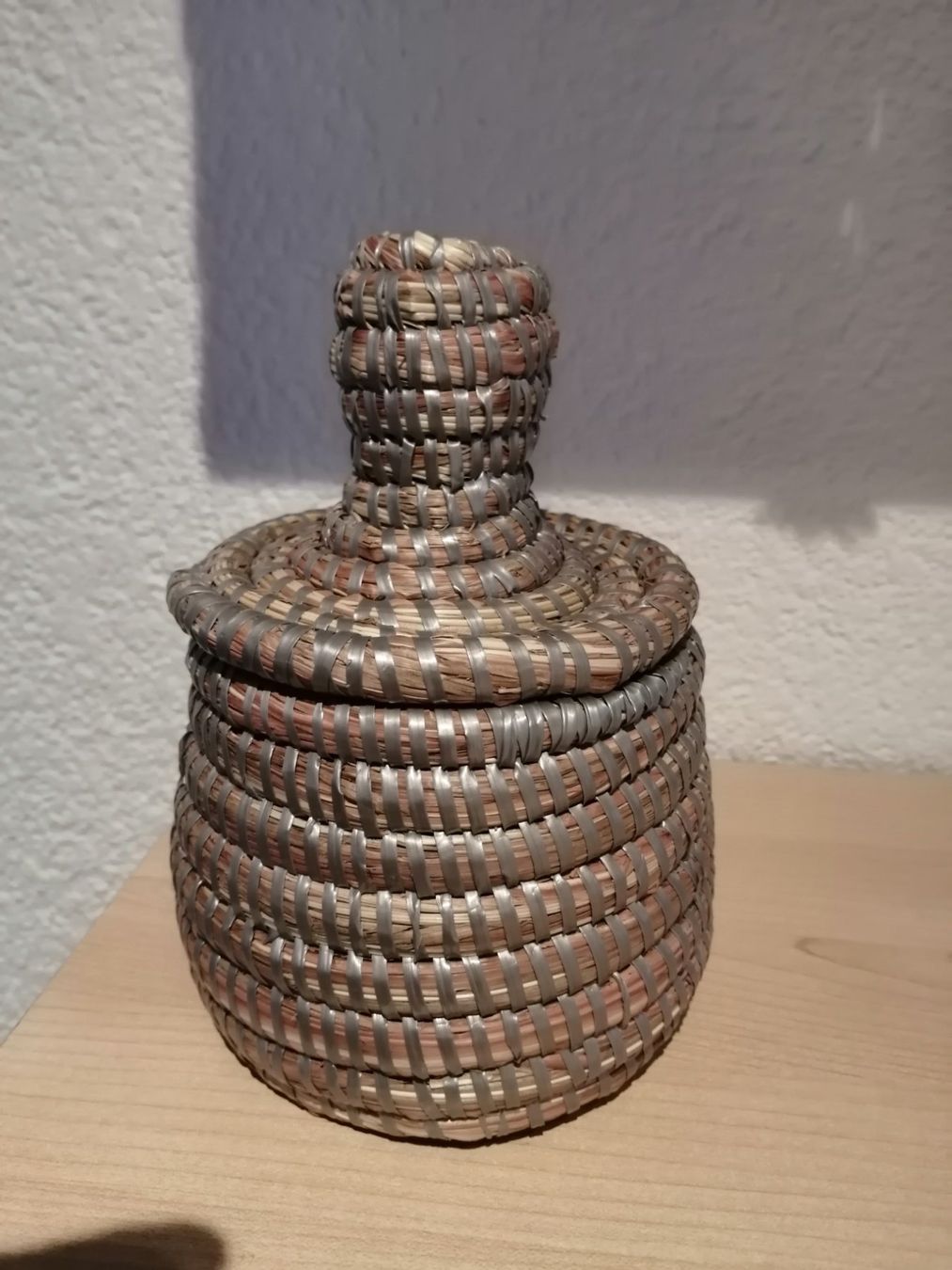 Altro per la casa: Hübscher Deckelkorb18x12 cm – Usato da Nunningen venduto da silvermoon68 4