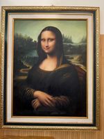 Mona Lisa Ölgemälde, Handgemalt 2012, gerahmt (Kopie)