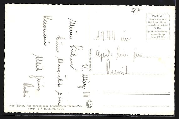 Cartoline postali: AK Knonau, Teilansicht mit Kirche – Usato da Berlin venduto da bartko-reher 1