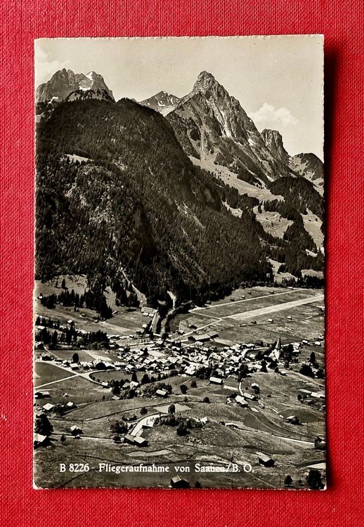 Saanen Dorfansicht Flugplatz Landepiste 1954 Kaufen auf Ricardo