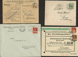 Lot GLARUS Engi Oberurnen Riedern Briefe wie abgebildet