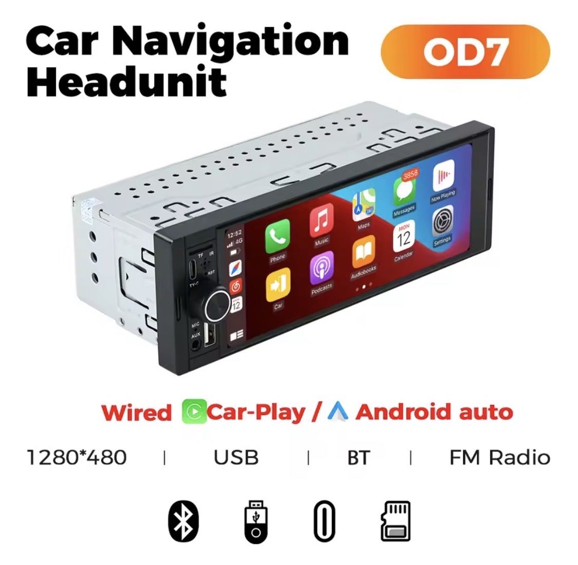 Lettore multimediale & Streamer: Autoradio OD7 Neuf Compatible Carplay Android Auto USB BT – Nuovo e nell'imballaggio originale da Villars-sur-Glâne venduto da Mitodc2