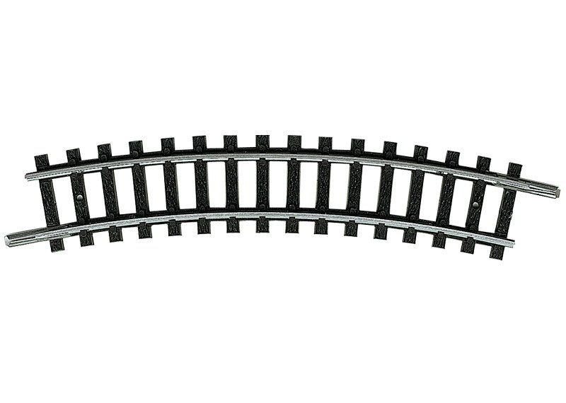 Trix Modellini di ferrovie: Minitrix 14914 Gebogenes Gleis Radius 194,6 mm – Nuovo e nell'imballaggio originale da Rodersdorf venduto da Joerg11
