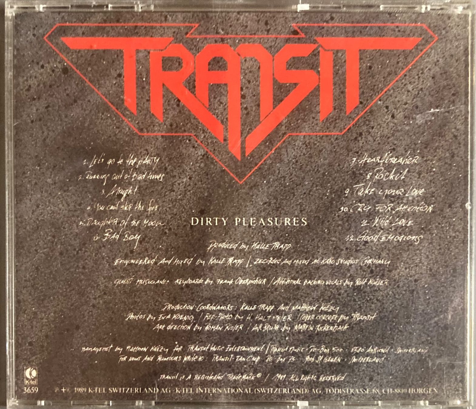 CD: TRANSIT - DIRTY PLEASURES – Usato da Poliez-Pittet venduto da Newtown-Records 1