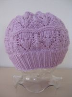 Wintermütze in rosa aus weicher Wolle_handgestrickt_Unikat