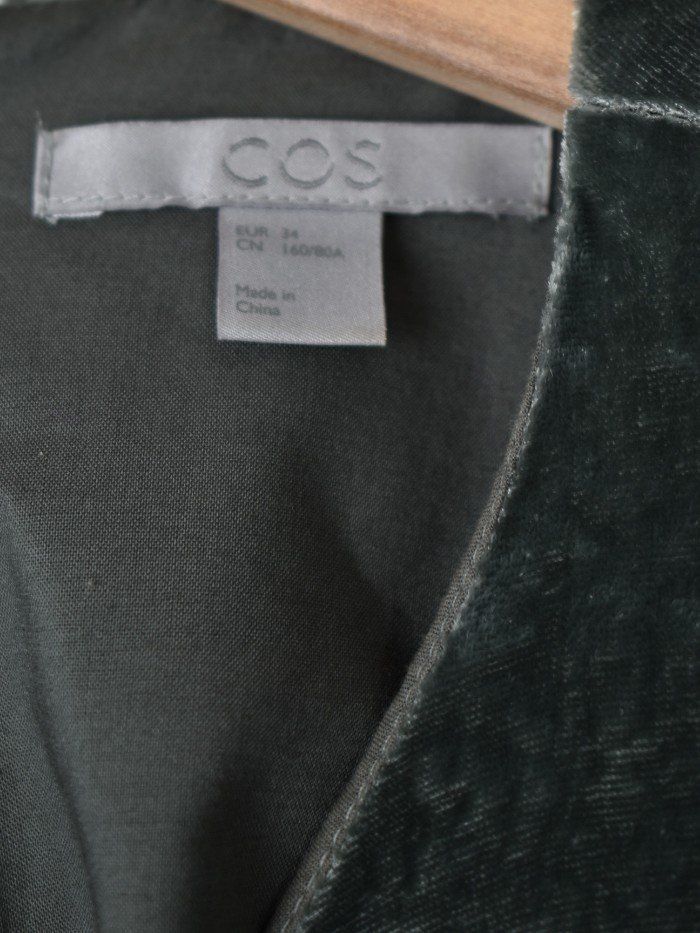 Cos Vestiti: COS Kleid, Samtoptik, türkis, Gr.34, Viskose & Seide – Nuovo (secondo la descrizione) da Nürensdorf venduto da 2ND_STORY 6