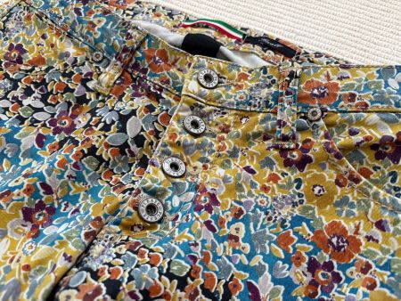 Blumen Jeans"Please" Gr. S - tolle Sommerjeans