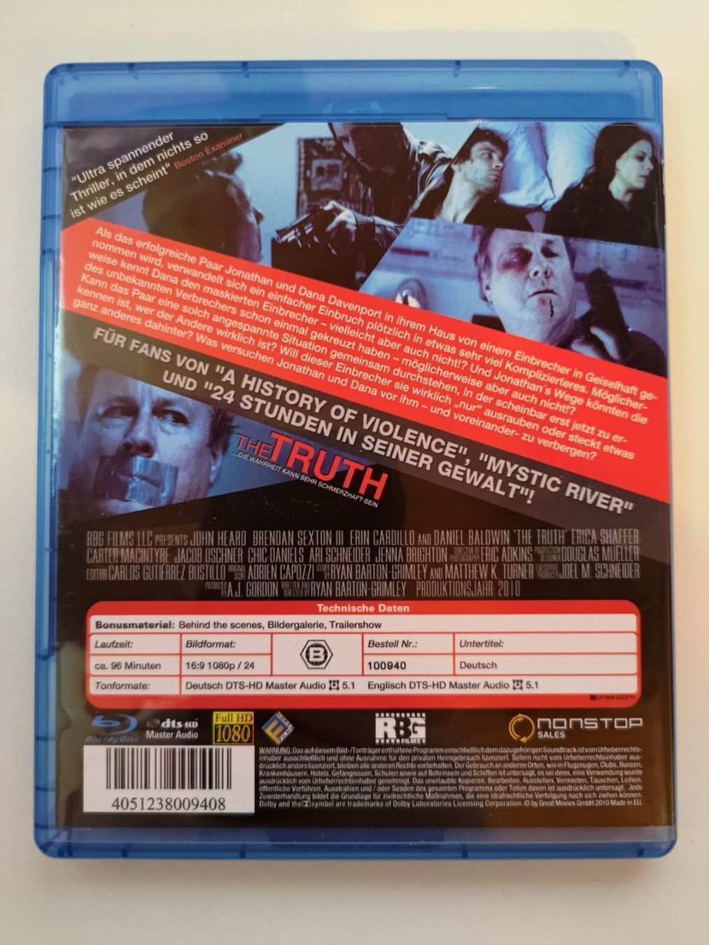 Tous les DVDs: The Truth – D'occasion à Liestal par Kratzilla 2