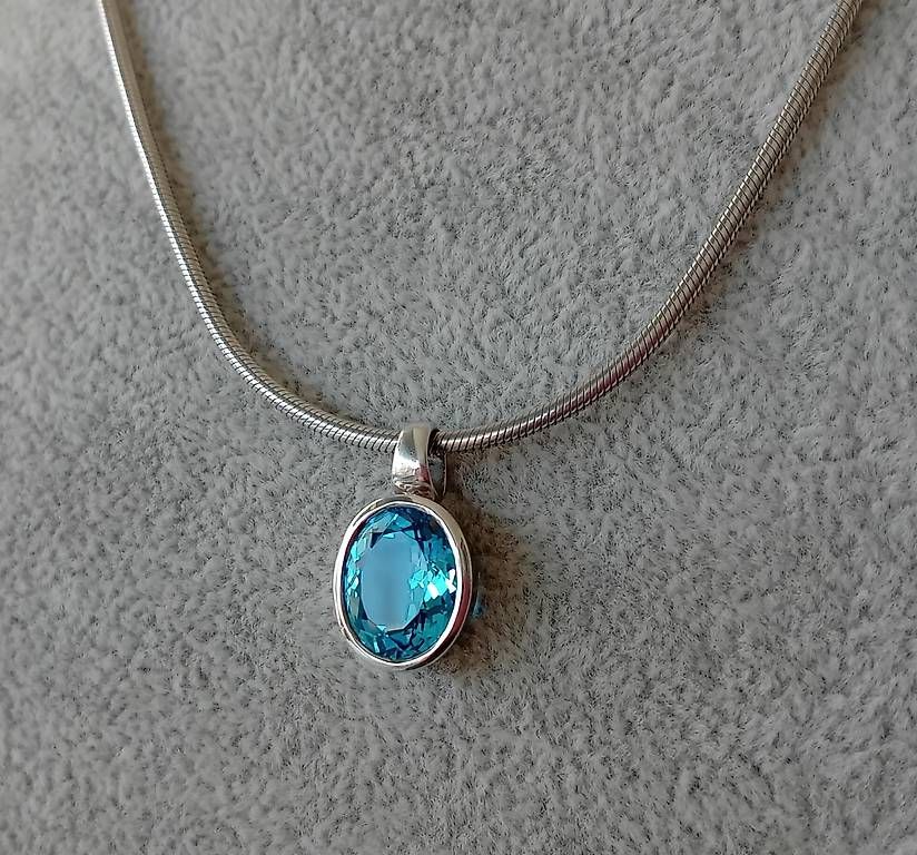 Altri gioielli: Set Ring und Anhänger mit Blautopas in Silber – Usato da Stans venduto da wer_fd5f 2