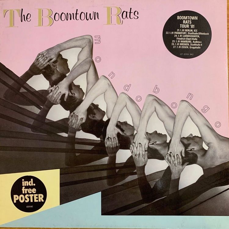 Boomtown Rats - Mondo Bongo / 1. D-Press. 1980 with Poster (Gebraucht ...