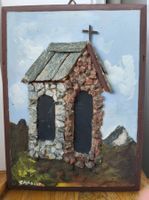 Rustikale Wanderdekoration: Kapelle im Alpenstil Handarbeit