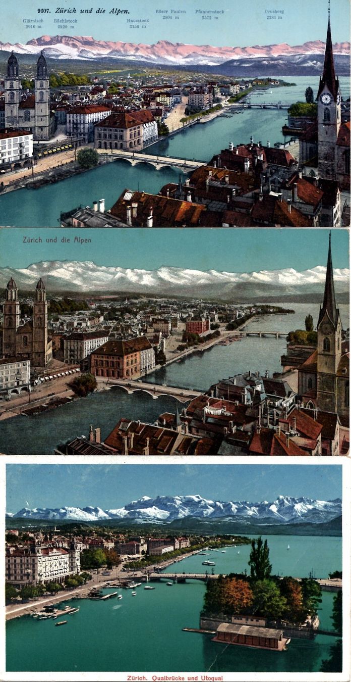 Cartoline postali: AK Zürich coloriert – Usato da Brunnadern venduto da eichmann.anton 4