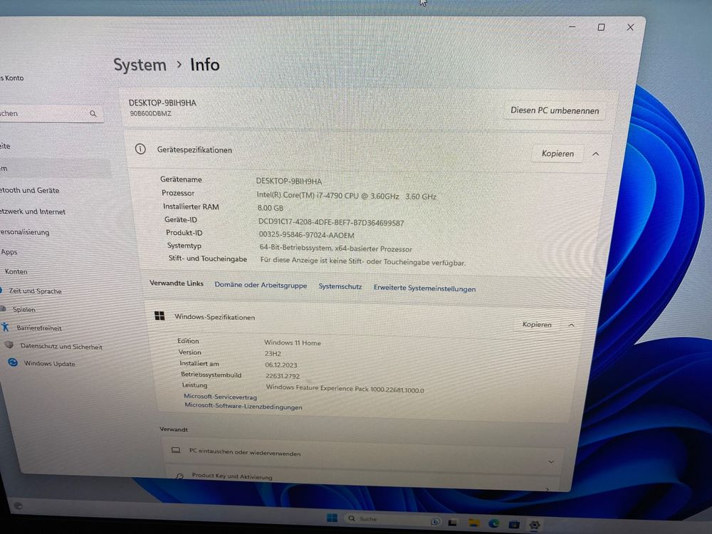 Lenovo mit SSD und Windows 11 und i7 (Gebraucht) in Adliswil für CHF 31 ...