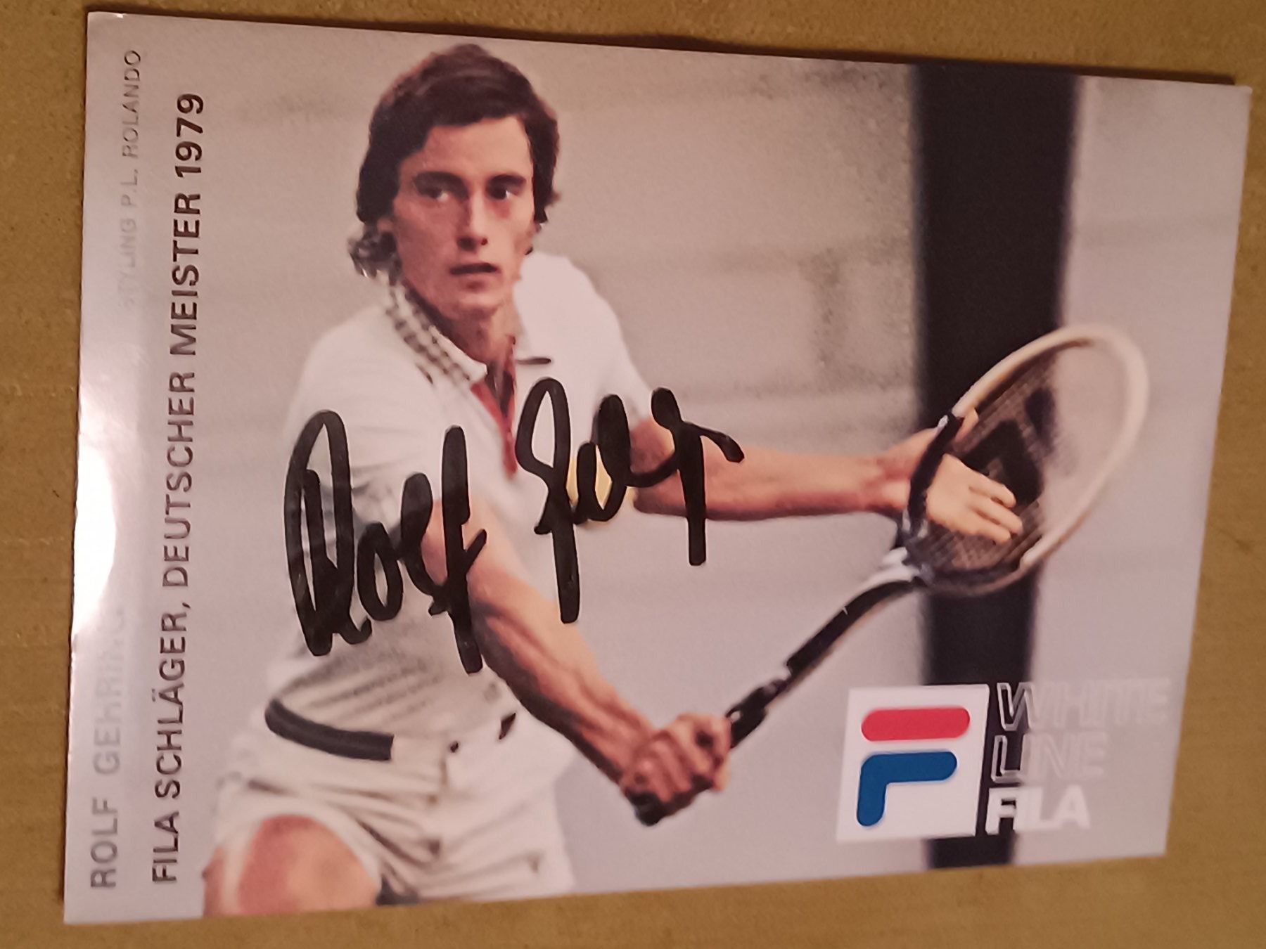 Autographes: Rolf Gehring -Tennnis - handsigniert – D'occasion à Menziken par Autogramme