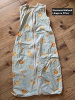 Babyschlafsack Sommer hellblau Tiermotiv Länge 97 cm