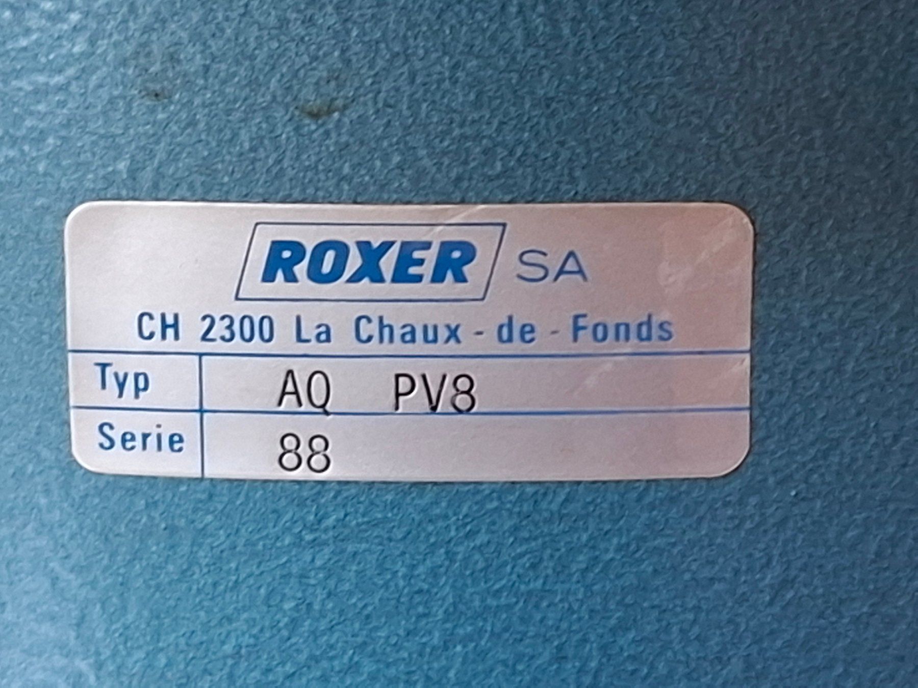 Tutte le macchine: Roxer AQUAVAC PV8 pour tests d'étanchéité – Usato da Marsens venduto da jogocade 1